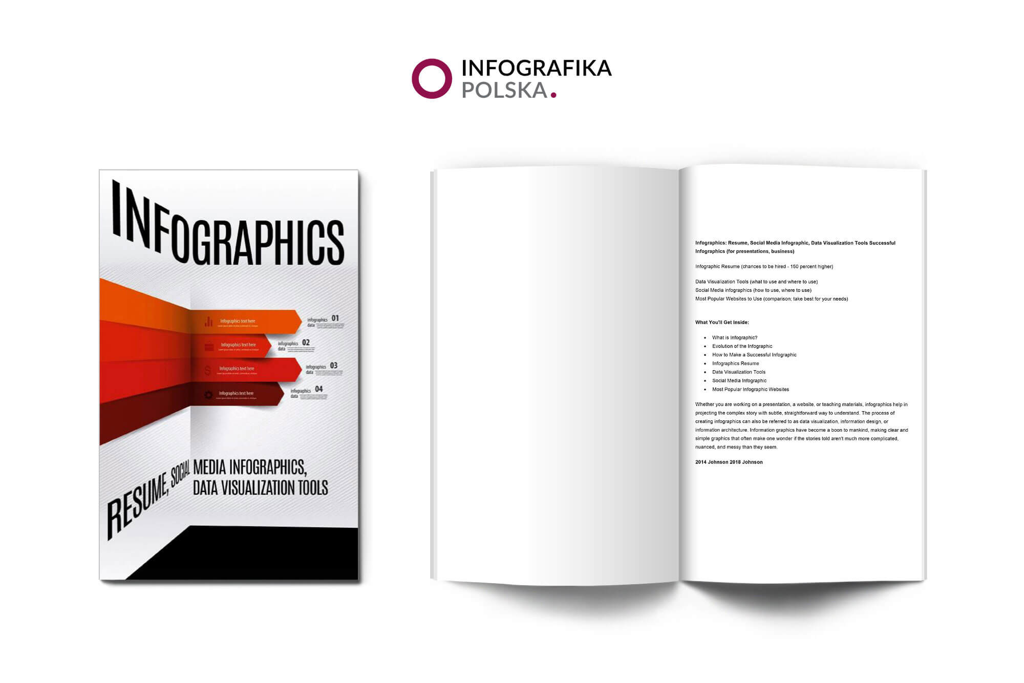 Publikacja-16-Infographics-Resume,-Social-Media-Infographic,-Data-Visualization-Tools-Johnson-OKŁADKA-00-WP